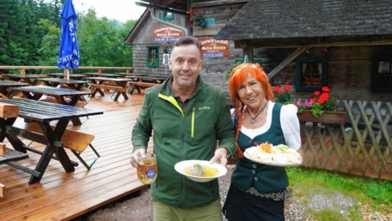 Schönstes Ambiente, herrliche Küche - aber Maria und Franz Ryavec sind beim „Guten Hirten“ derzeit fast alleine. (Bild: Sepp Pail)