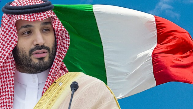 Saudi-Kronprinz Mohammed bin Salman (Bild: APA/AFP/Saudi Royal Palace/Bandar AL-JALOUD; APA/Vincenzo PINTO)