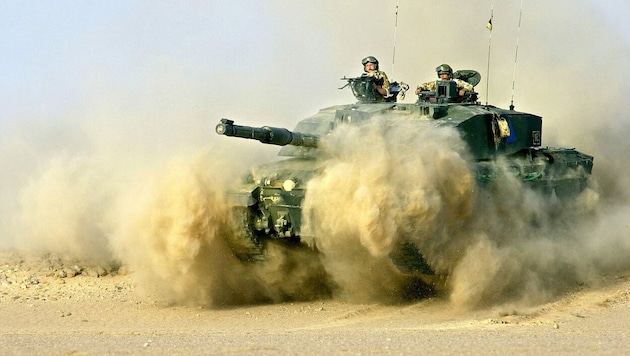 Der britische Kampfpanzer „Challenger 2“ (Bild: AFP)