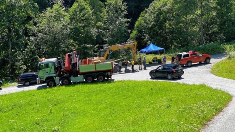 Ein Notweg führt über die Haagalm. (Bild: zoom.tirol)