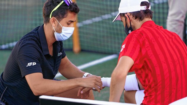 Am 22. Juni verletzte sich Dominic Thiem auf Mallorca am rechten Handgelenk. (Bild: 2021 Quality Sport Images)