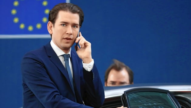 Die Kontakte von Ex-Kanzler Sebastian Kurz zum ehemaligen Chef des Spyware-Unternehmens NSO Group sorgen für Kontroversen. (Bild: Associated Press)