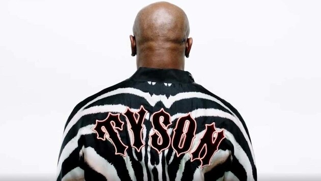 Mike Tyson bewirbt die Herrenkollektion von Roberto Cavalli. (Bild: Roberto Cavalli)