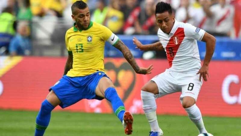 Brasiliens Dani Alves. (Bild: AFP or licensors)