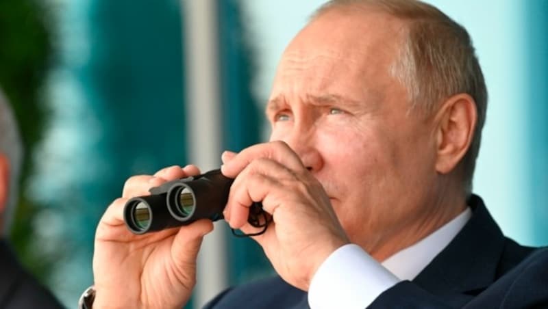 Russlands Präsident Wladimir Putin (Bild: AP)