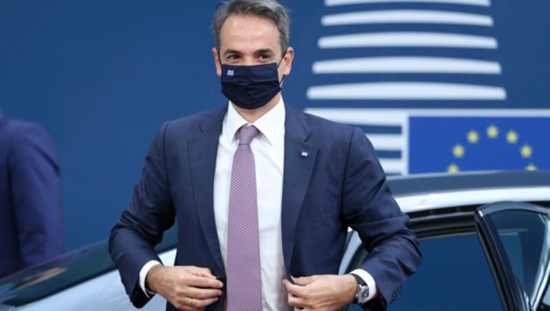 Der griechische Premier Kyriakos Mitsotakis (Bild: AFP)