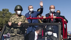 Der provokante Besuch des türkischen Präsidenten in Nordzypern hat ein Nachspiel. (Bild: APA/AFP/Iakovos Hatzistavrou)