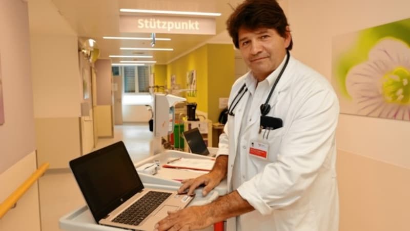 Prim. Dr. Edmund Cauza, Long-Covid-Spezialist im Herz-Jesu Krankenhaus (Bild: Klemens Groh)