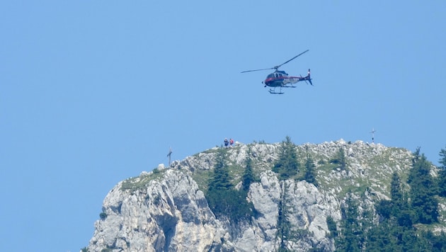 Vom Hubschrauber aus wurde der Landecker am Säuling tot gefunden. (Bild: ZOOM.TIROL)