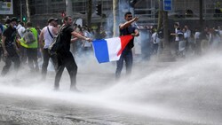 Ausschreitungen in Paris (Bild: AFP)