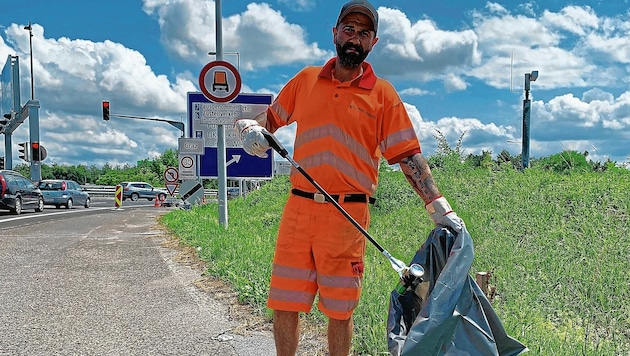 Massimo Musumeci von der Autobahnmeisterei Graz-Raaba (Bild: Asfinag)