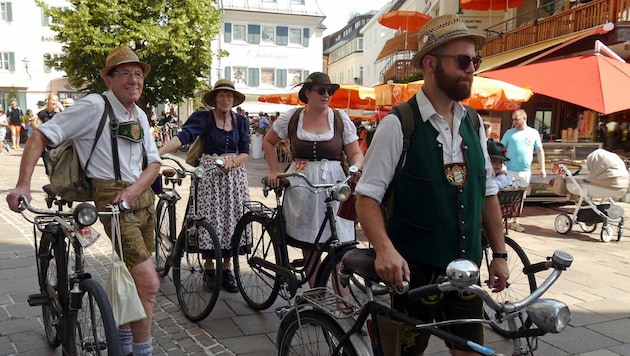 226 Radler waren am Samstag in Zell am See am Start dabei. (Bild: NostalRad.com)