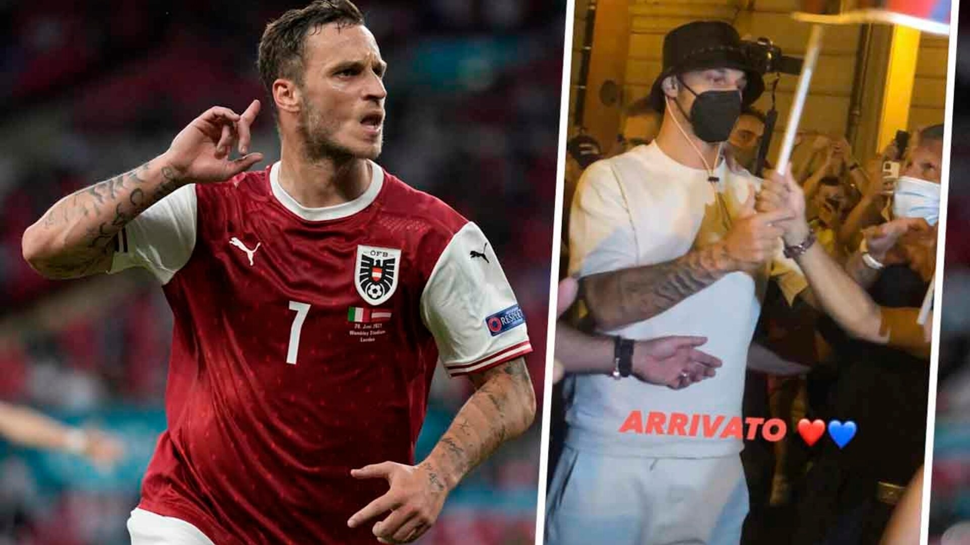 Hier Im Video Marko Mania Arnautovic Ankunft Legt Bologna Lahm Krone At