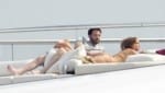 Ben Affleck und Jennifer Lopez cruisen mit einer Jacht durchs Mittelmeer. (Bild: www.photopress.at)