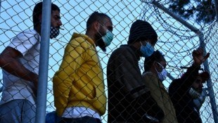 Migranten auf der Insel Samos
