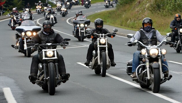 Heuer müssen die Biker auf die Parade verzichten. Dafür wird im Harley Village gefeiert. (Bild: Hermann Sobe)