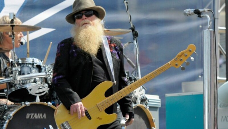 Dusty Hill, Bassist der texanischen Bluesrock-Kultband ZZ Top starb im Alter von 72 Jahren. (Bild: AP)