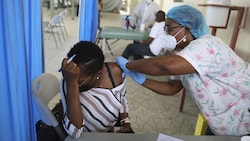 Die USA spendeten über das System von Covax im Juli 500.000 Impfdosen an den Karibikstaat Haiti. (Bild: AP)