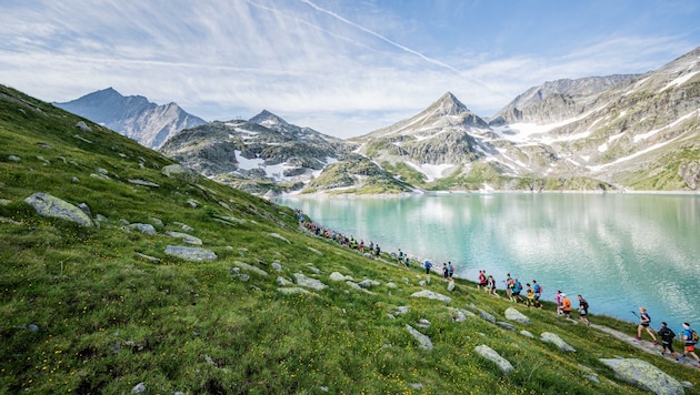 Schöne Aussichten: Das Bergpanorama beim Großglockner Ultra Trail. (Bild: Harald Wisthaler)