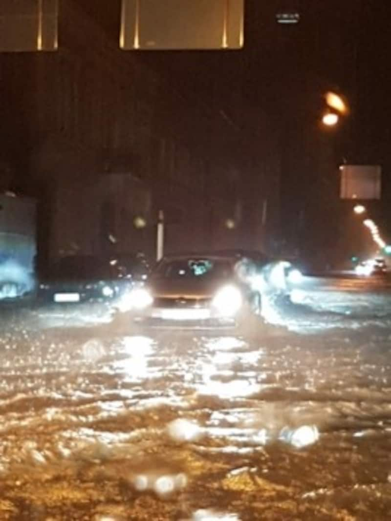 Die Elisabethstraße um 22 Uhr. (Bild: Eva Blümel)