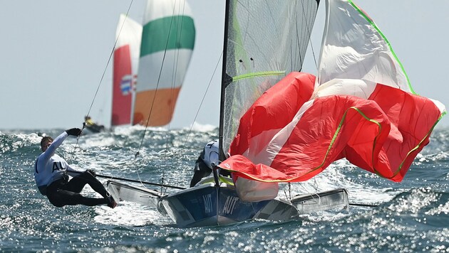 David Hussl und Benjamin Bildstein (Bild: AFP)