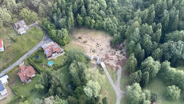 Sämtliche Rückhaltebecken im Grazer Stadtraum sind funktionstüchtig und haben uns vor größeren Schäden im Stadtgebiet bewahrt. (Bild: Sicherheitsmanagement Graz)