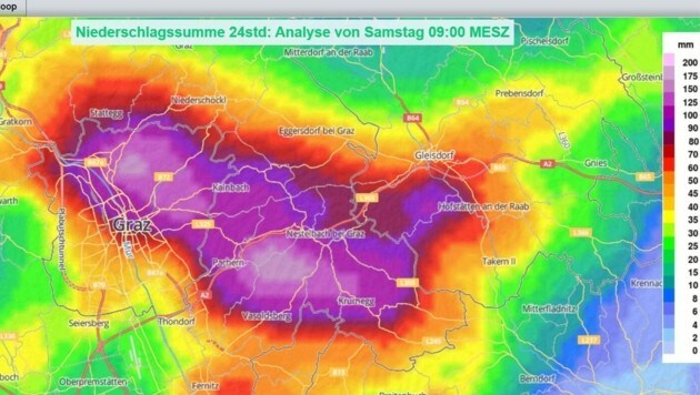 Großraum Graz rüstet sich für weitere Unwetter