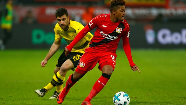 Leon Bailey (re.) bringt den Anifern wohl eine hohe Summe. (Bild: THILO SCHMUELGEN)