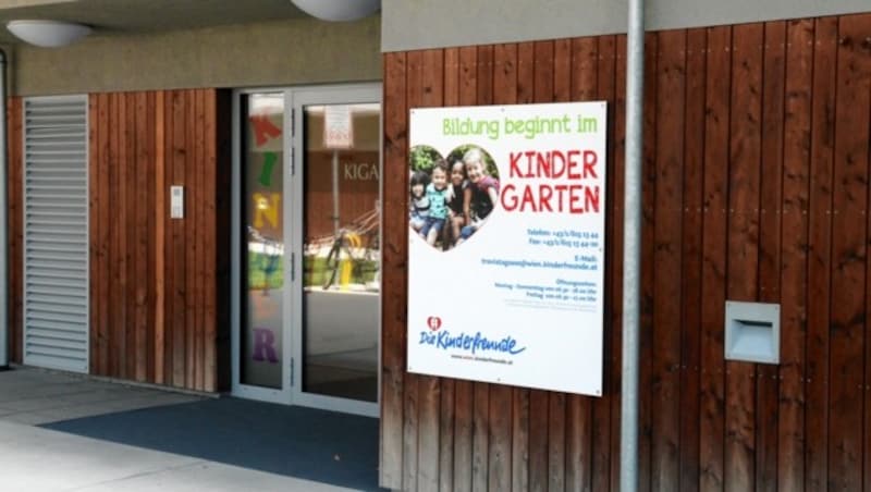 In den Wiener Kindergärten herrscht Personalmangel, auch im Kindergarten Traviatagasse, wie Mutter Sandra Sonnlechner beklagt. (Bild: Schiel Andreas)