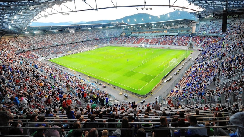 Heute empfängt Sturm Graz im Klagenfurter Wörthersee Stadion den FC Brügge. (Bild: F.Pessentheiner)