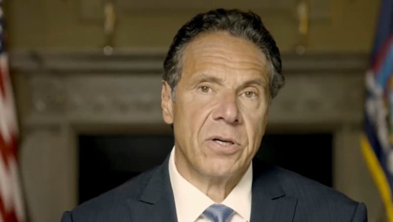 Cuomo beteuerte am Dienstag per Videobotschaft seine Unschuld. (Bild: Office of the NY Governor via AP)