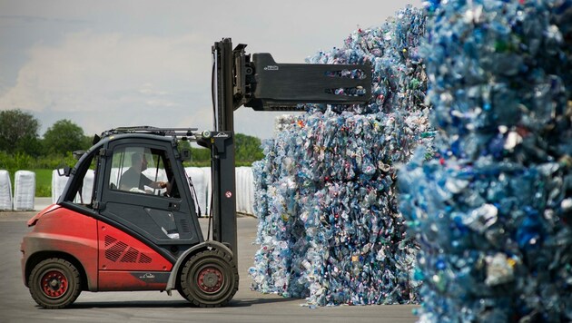 Im ersten Halbjahr wurden mehr als 14.000 Tonnen Plastik wiederverwertet. (Bild: ANDI.BRUCKNER)