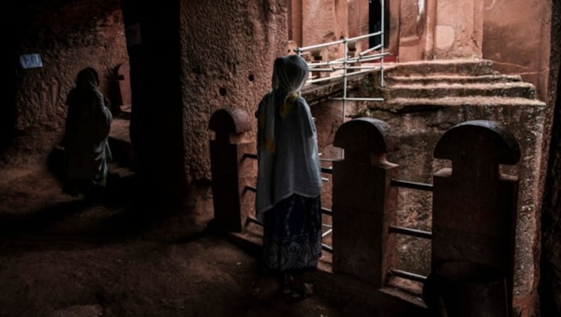 UNESCO-Welterbestätte Lalibela (Bild: APA/AFP/Eduardo Soteras)