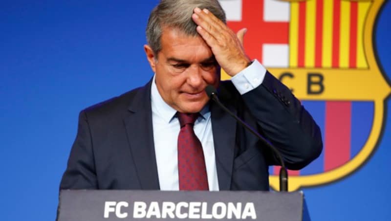 Joan Laporta (Bild: AP)