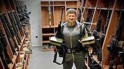 Stets martialisch: Ramsan Kadyrow, einer der engsten Verbündeten Putins (Bild: privat/telegram)