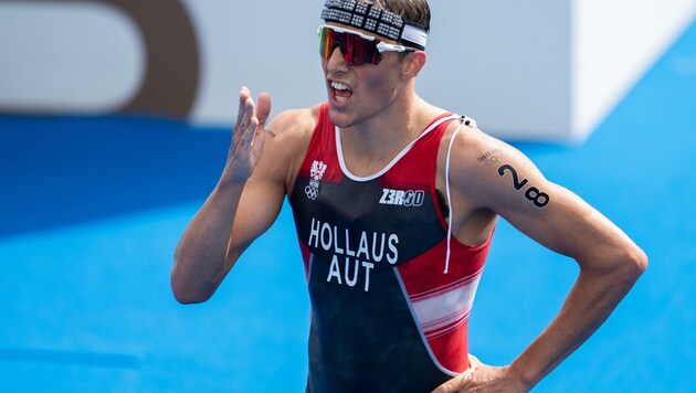 Lukas Hollaus: Rang 34 im Triathlon. (Bild: GEORG HOCHMUTH)