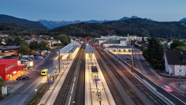 Bahnhof Rankweil. (Bild: ÖBB)