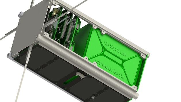 2023 soll die „Green Box“ erstmals ins Weltall. Eine Trägerrakete wurde dafür schon gesichert. (Bild: R-Space)