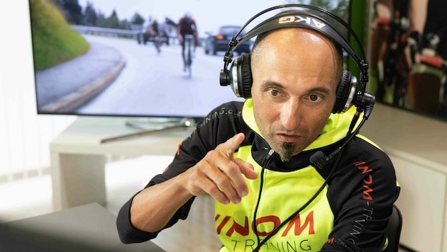 Der Bregenzer Radmarathon-Spezialist Mathias Nothegger kommentiert zukünftig die Live-Übertragung von Radveranstaltung auf Sportsender K19. (Bild: Maurice Shourot)