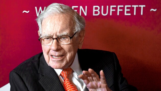 Multi-Milliardär Warren Buffett ist nicht nur extrem reich, er ist auch weltweit einer der großzügigsten Spender. (Bild: Associated Press)