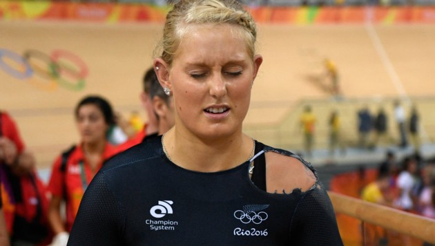Olivia Podmore, hier bei den Olympischen Spielen 2016 in Rio (Bild: AFP)