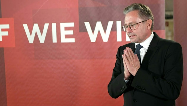 Der scheidende ORF-Generaldirektor, Alexander Wrabetz nach der Wahl (Bild: APA/ROLAND SCHLAGER)