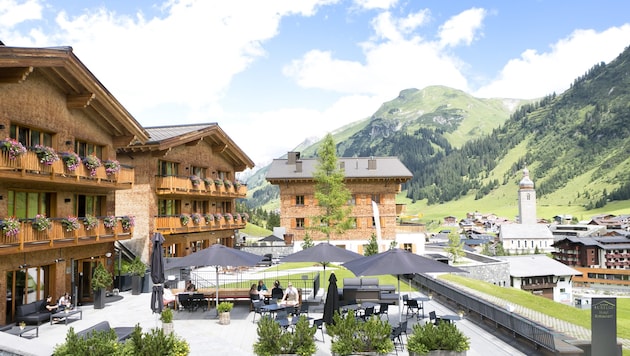 Das Hotel Aurelio in Lech (Bild: Mathis Fotografie)