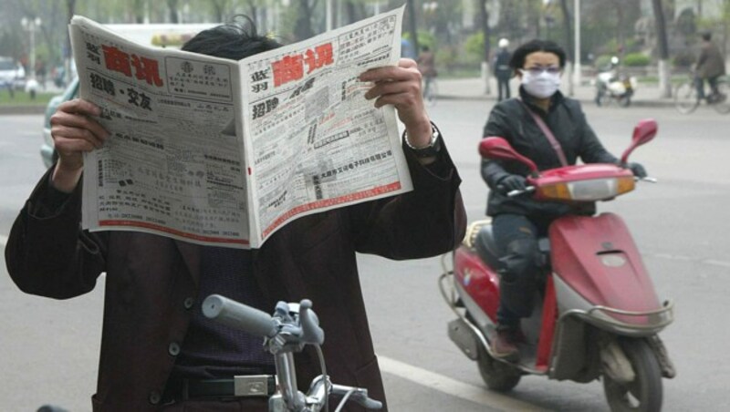 Mithilfe des angeblichen Biologen stützte Peking seine Haltung, eine weitere Untersuchung der WHO zum Ursprung des Virus abzulehnen. (Bild: AFP/Frederic J. BROWN)