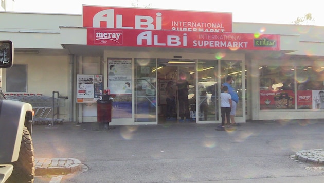 Der Albi Supermarkt in Bregenz Vorkloster war am 14. August das erste Ziel des Räubers. (Bild: Maurice Shourot)