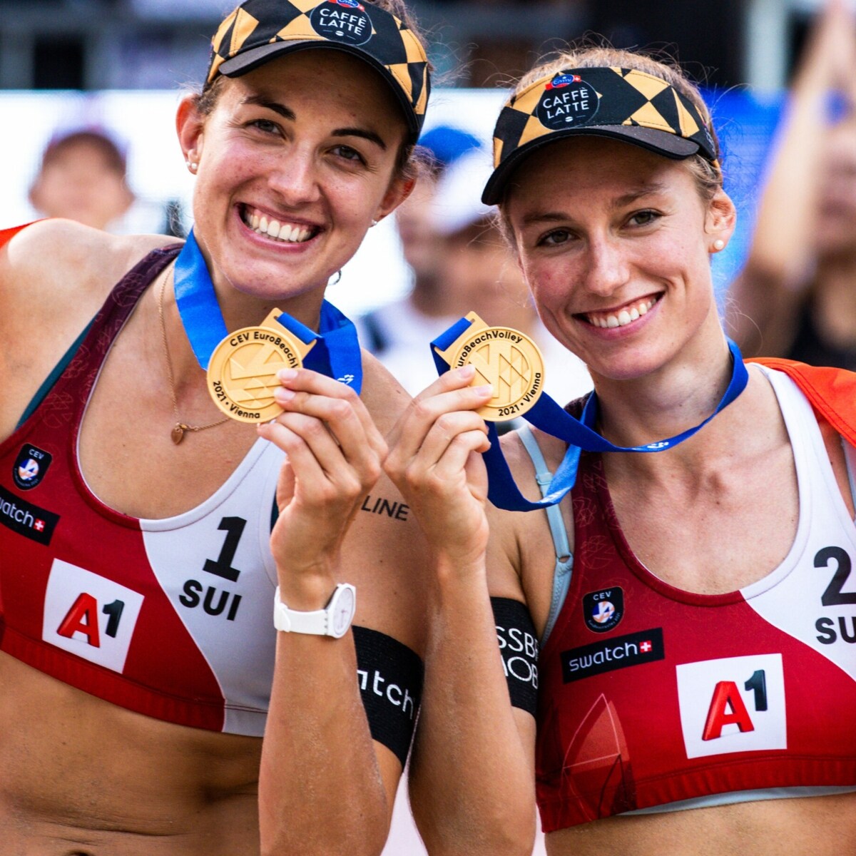 Beachvolleyball - Schweizerinnen Betschart/Hüberli holen EM-Gold