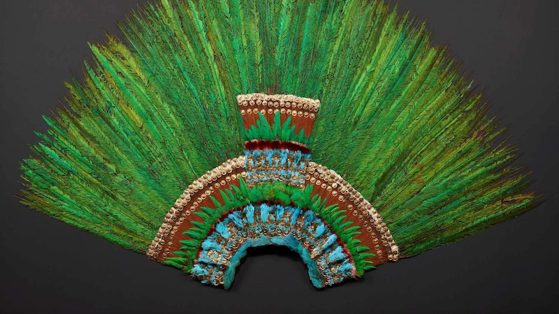 Moctezuma's feather crown in Vienna (Bild: KHM-Museumsverband)