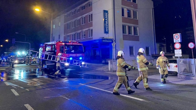 Die Feuerwehr musste ausrücken und mehrere Bewohner evakuieren. (Bild: Markus Tschepp)