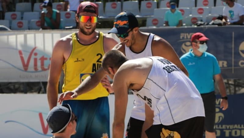 Im Spiel um Platz drei mussten sich Reiter/Murauer den Portugiesen Sebastiao/Roberto geschlagen geben. (Bild: FIVB.com)