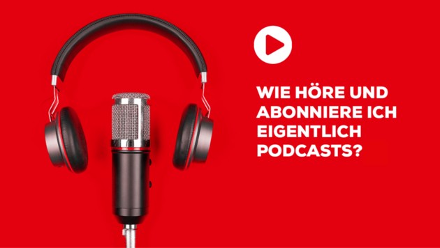 Rund um Podcasts gibt es oft Fragen - wir klären auf! (Bild: Kronen Zeitung)